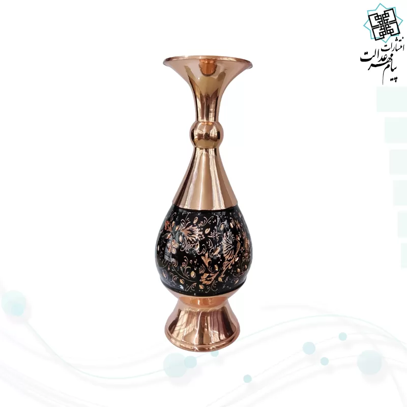 کلیات شاهنامه وزیری گلاسه چرم با گلدان الماس تراش