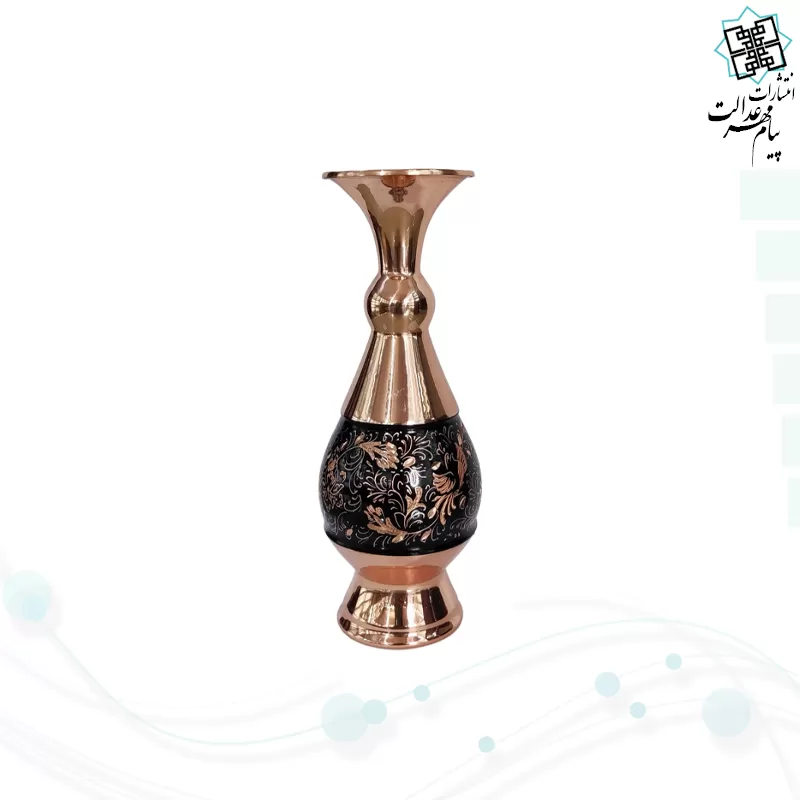 نهج البلاغه پالتویی چرم با گلدان الماس تراش