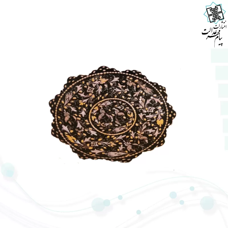 خیام جیبی چرم با بشقاب الماس تراش