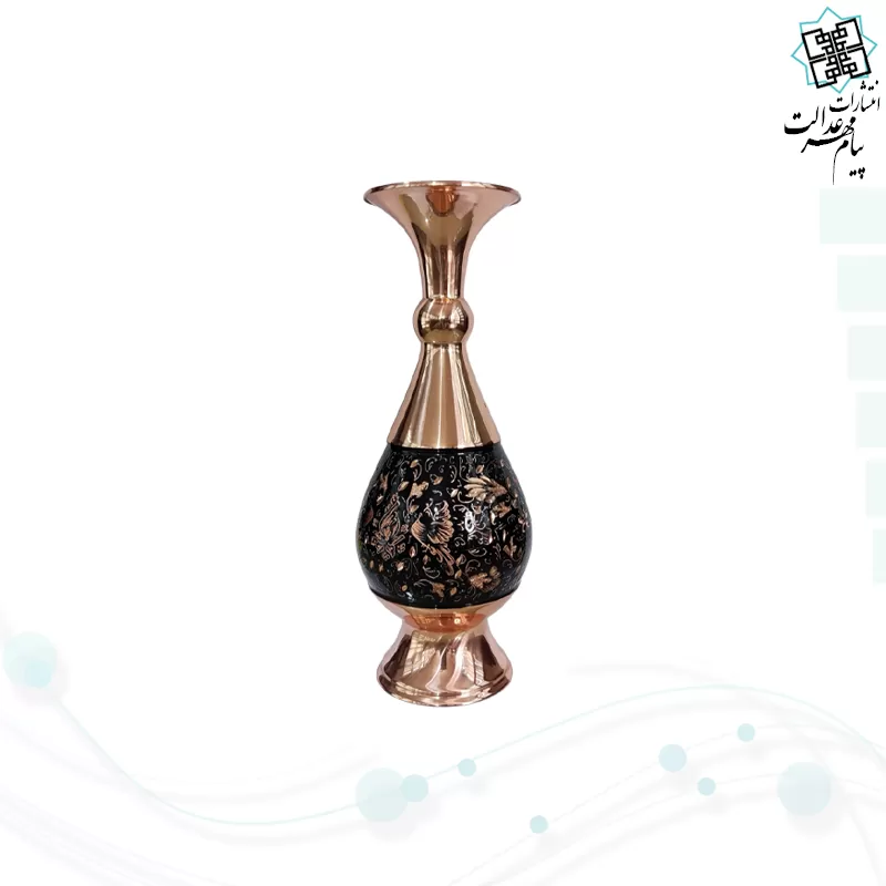 مثنوی معنوی وزیری چرم با گلدان الماس تراش