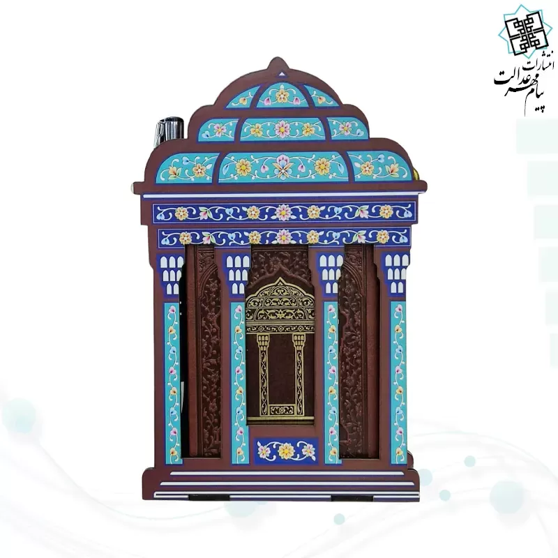 حافظ پالتويي چرم با ساک طرح مقبره و خودکار