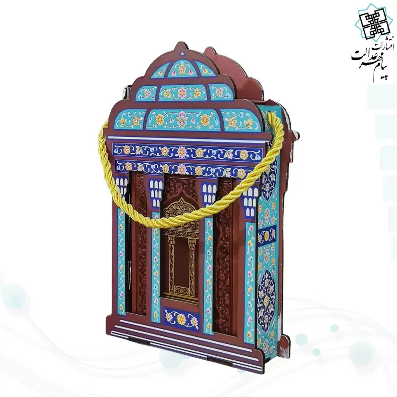 حافظ پالتويي چرم با ساک طرح مقبره و خودکار