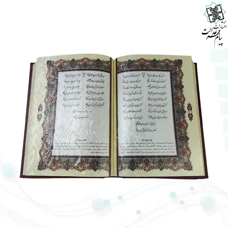 حافظ وزیری معطر چرم با 2 گلدان فیروزه