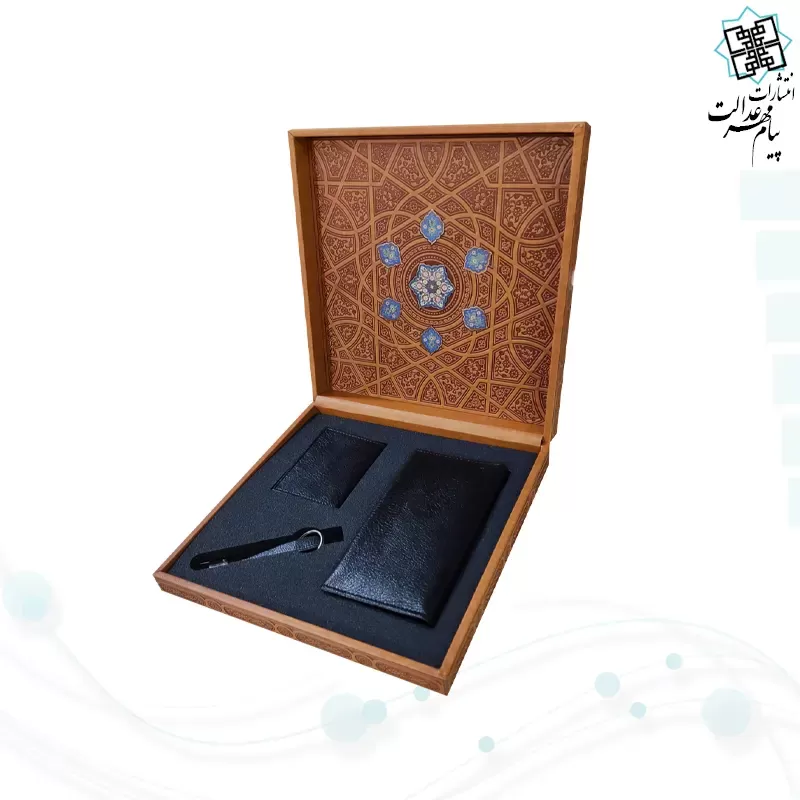 ست کیف و جاکارتی و جاسوییچی چرم