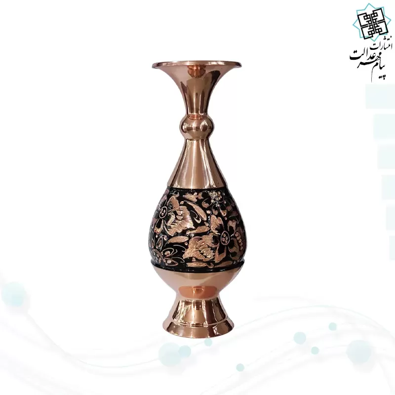 گزیده شاهنامه پالتویی چرم با گلدان الماس تراش