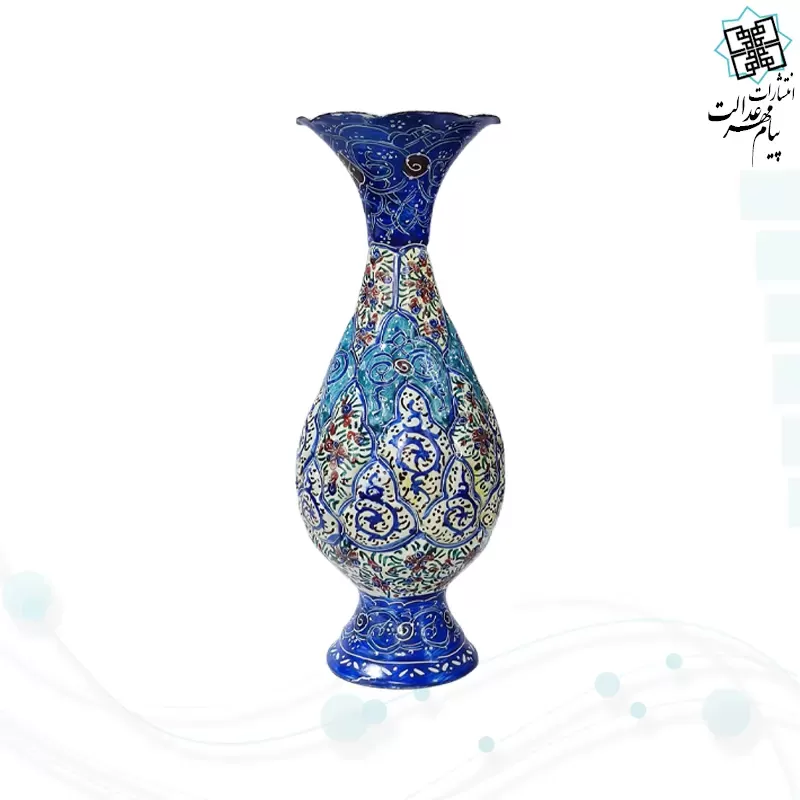 گزیده شاهنامه پالتویی چرم با گلدان مینا