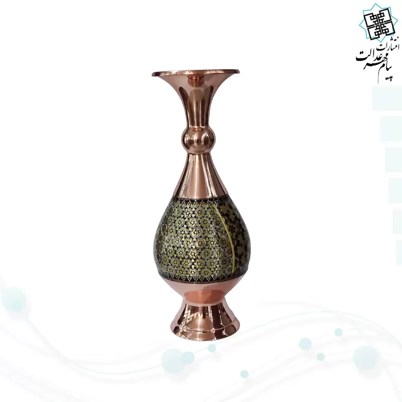 گزیده شاهنامه پالتویی چرم با گلدان خاتم