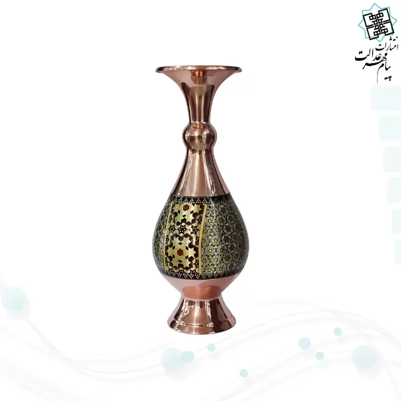 گزیده شاهنامه پالتویی چرم با گلدان خاتم و خودکار و روان نویس