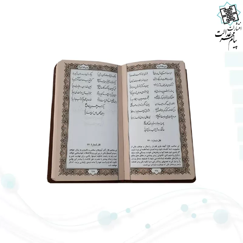 دیوان حافظ پالتویی چرم با فال 